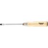 Screwdriver with wooden handle, slot 3.5x0.6x75mm